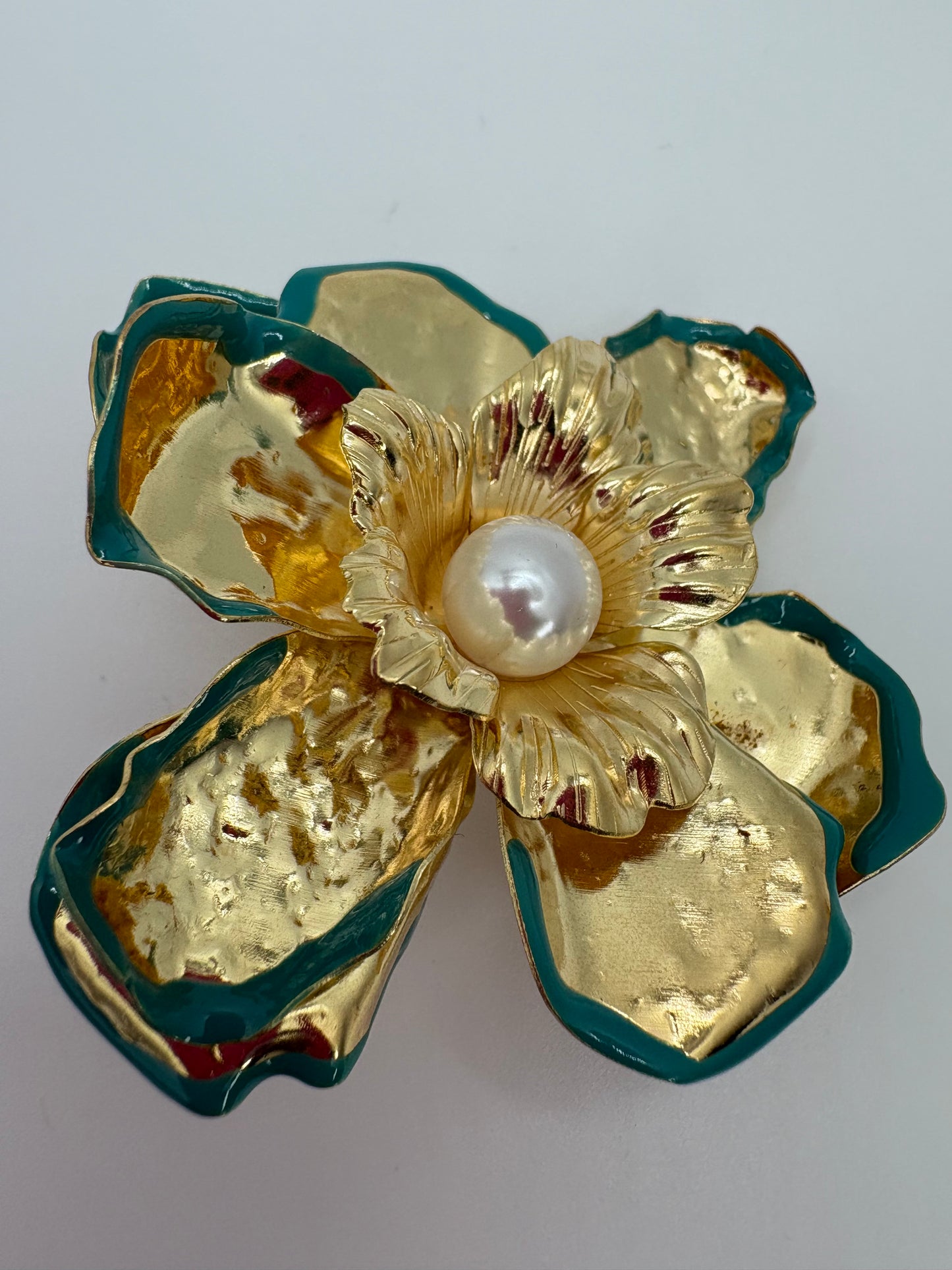 Emerald Petal Earrings