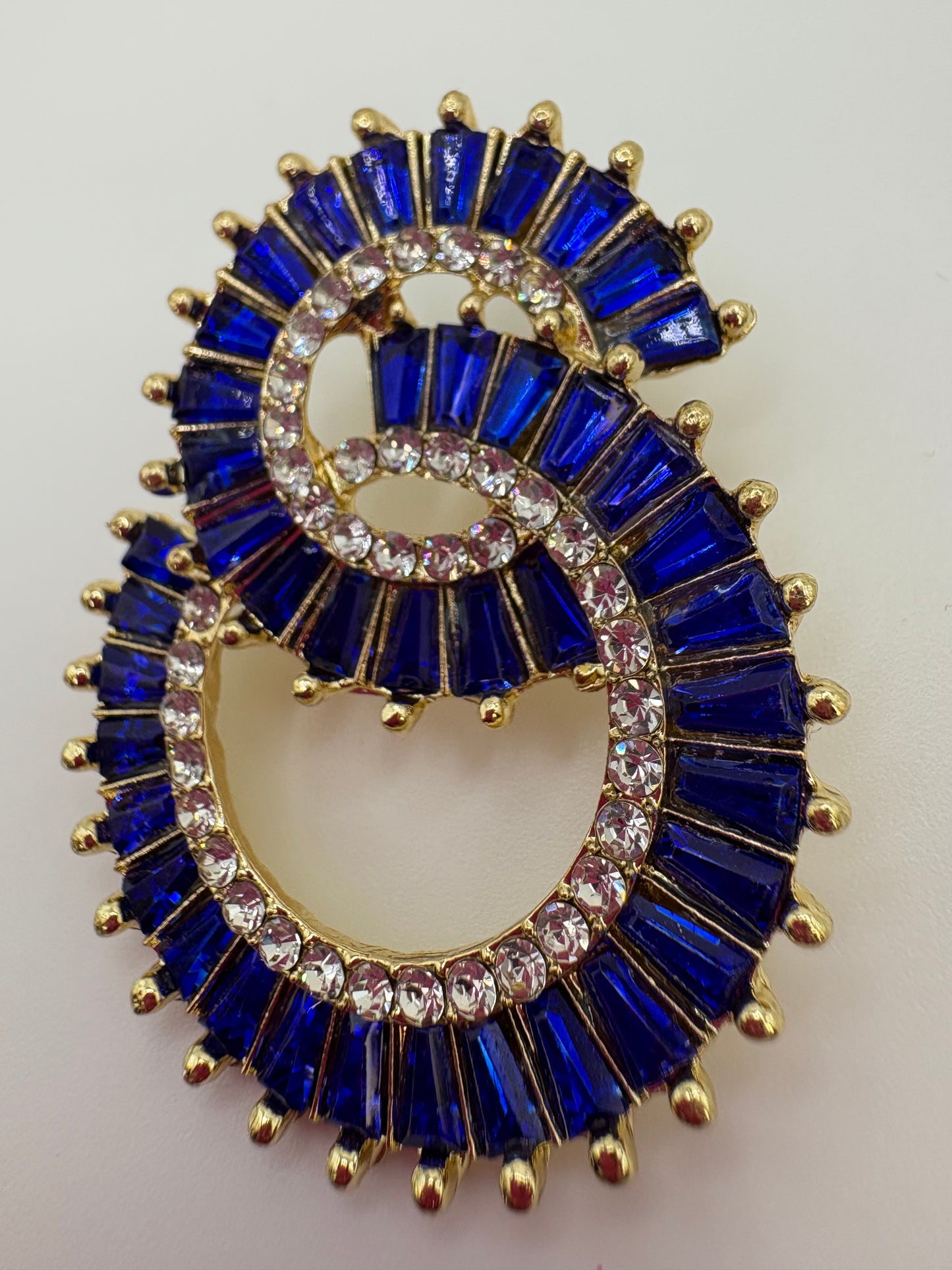 Sapphire Swirl Earrings