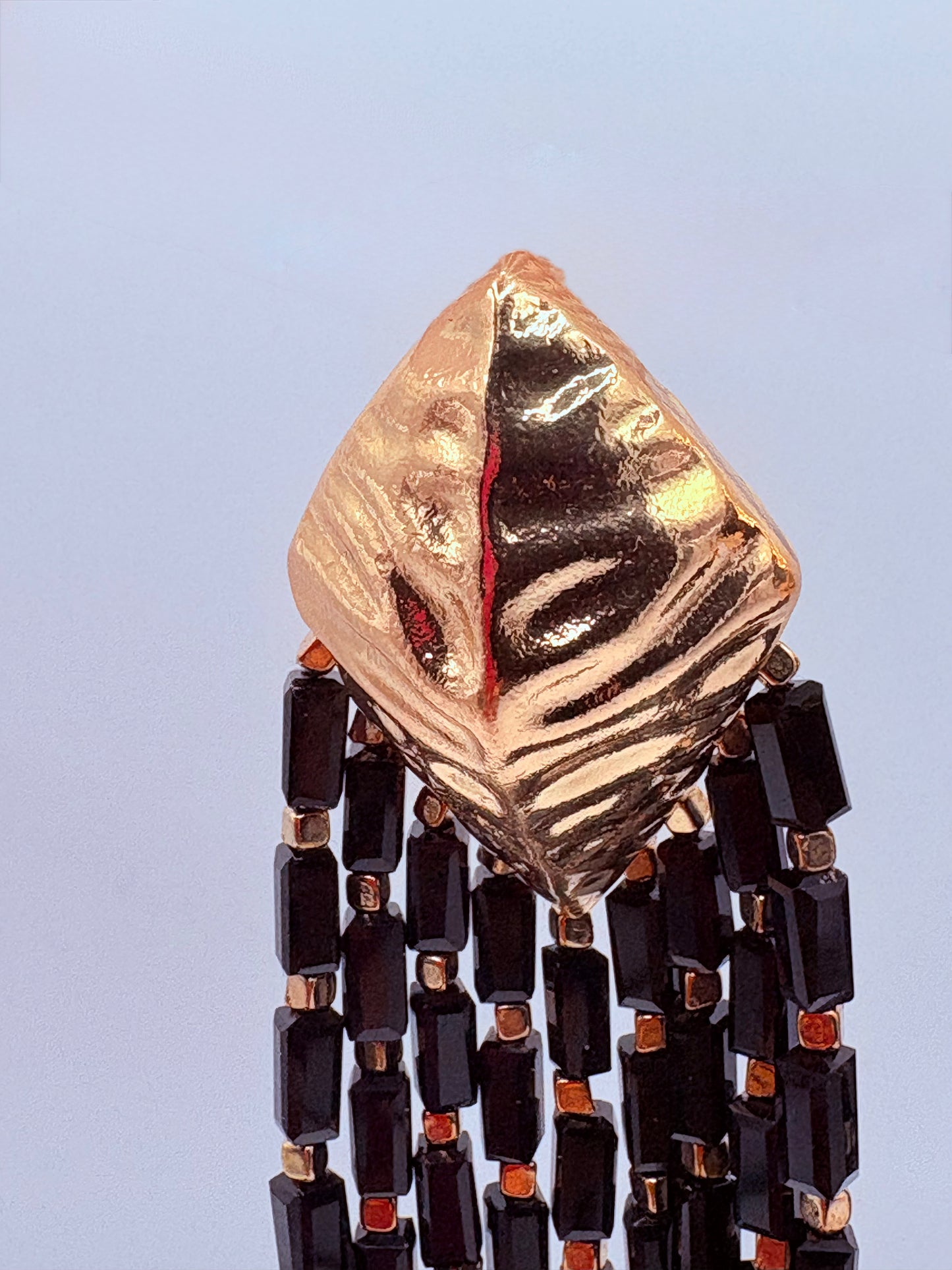 BEADED FRINGE EARRINGS