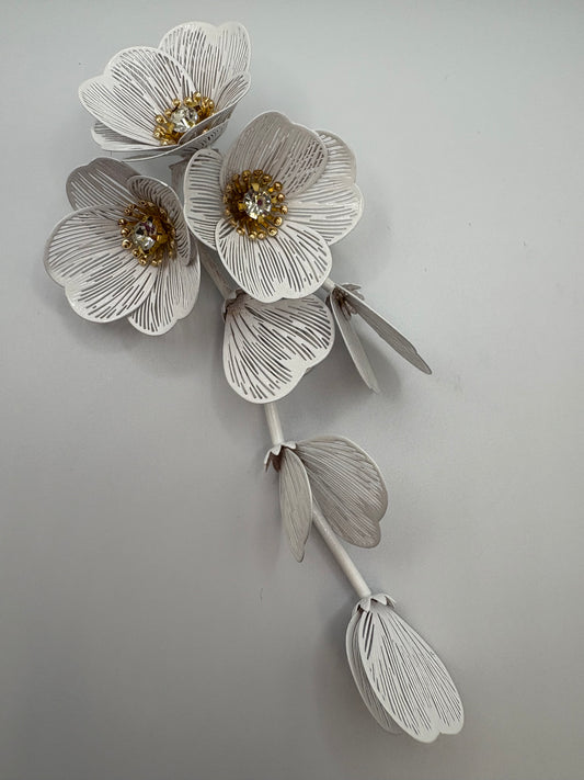 Frosted Flora Earrings